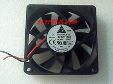 Delta AFB0712LB 7015 7CM 12V 0.14A 2-wire CPU dual ball cooling fan picture