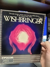 HTF OOP RARE, Vintage Wishbringer by Infocom for Apple II; 1985 **NO MANUAL** picture