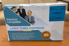 Premium Compatible Laser Toner Cartridge Cyan CHQ5951A - New picture