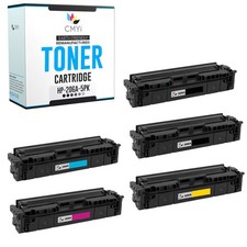 5-Pack CMYi Replacement 206A Printer Cartridges for HP Color LaserJet Pro M255nw picture