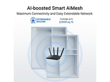 RT-BE58U WiFi 7 AiMesh Extendable Router, 4K-QAM, MLO, AI Detection 2.5G ASUS picture