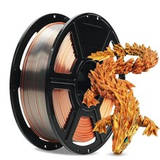 FLASHFORGE PLA Silk 3D Printer Filament Silky Texture Shiny 1.75mm 1kg Spool US picture