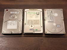 Lot of 3 Vintage IDE Hard Drives 1.9GB 2.5GB 6.4GB WD IBM Quantum TESTED GOOD picture