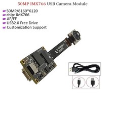 50MP IMX766 100 Degree USB Camera Module PDAF Auto Focus AF No Distortion Webcam picture