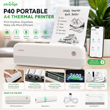 PeriPage P40 Thermal Printer Rechargeable Battery Inkless Thermal Printer picture
