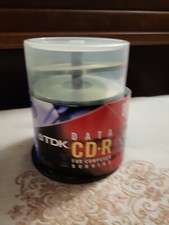 TDK CD-R 100 pack 80MIN 700MB Blank CDs Audio, Data - NEW Open  picture