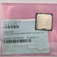 Intel Pentium Dual-core E5400 2.7GHz CPU SLGTK picture