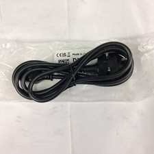 Volex VNBC13S IEC C13 to UK BS1363 Power Cable Lead 10A 250V Black Mains Cord picture
