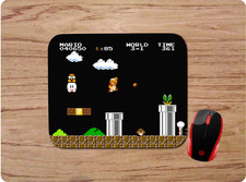 SUPER MARIO BROS NIGHT CUSTOM MOUSE PAD MAT NON-SLIP HOME OFFICE GIFT DISNEY picture