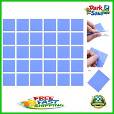 Blue Soft Silicone Thermal Conductive Pads 20x20x1mm - Pack of 30 for IC Chipset picture