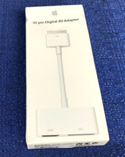 Apple MD098ZM/A 30-Pin Digital AV Adapter 30pin m to 30pin f & HDMI -White - NEW picture