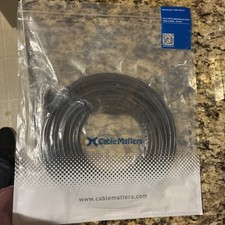Cable Matters - Cat 6 UTP 24 AWG Ethernet PATCH CABLE - 25 FEET - NEW picture