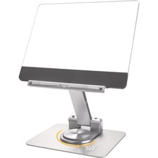 Acrylic Adjustable Book Stand 360° Rotating Laptop Tablet Holder Reading Desk picture