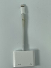 GENUINE Apple Lightning AV Cable to HDMI Port Adapter for iPhone 13 12 11 X USED picture