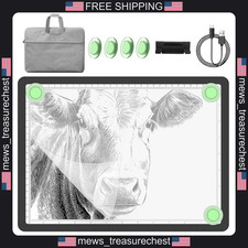 Rechargeable Light Box for Tracing and Drawing with Carry Bag, 9000LUX picture