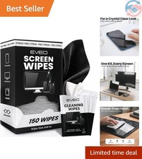 Screen Wipes 150 Pack - Electronic Wipes, Computer Screen Cleaner Wipes for E... picture