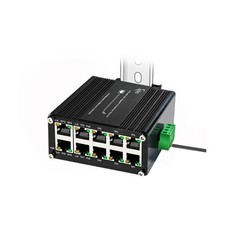 Industrial 8-Port Gigabit PoE Switch with 2 Uplink Ports, IEEE 802.3af/at 30W... picture