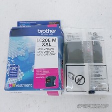 *Sealed in OB Exp. 02/2026* Brother Genuine LC20EM XXL Magenta Ink Cartridge picture