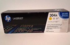 New Never Used Box HP 304A Yellow Original LaserJet Toner Cartridge, CC533A picture