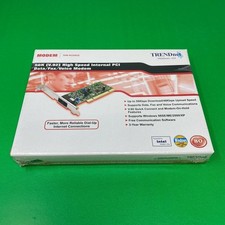 TRENDnet Internal PCI Modem White TFM-PCIV92I 56K V.92 Data Fax New NIB picture