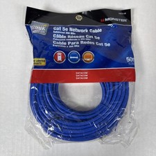 Monster Just Hook It Up Cat 5E Network Cable 50ft #140273-00 picture