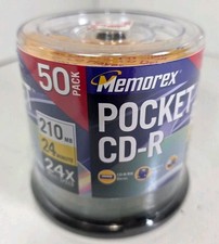 MEMOREX POCKET CD-R 50 PACK DISCS 24 MIN 24X MULTI SPEED  picture