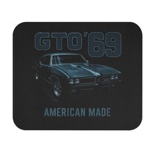 1969 Pontiac GTO Mouse Pad Vintage Muscle Car Desk Accessory picture
