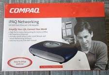 Compaq iPAQ 10/100 Fast Ethernet USB Adapter For Desktop And Notebook PCs NEW picture