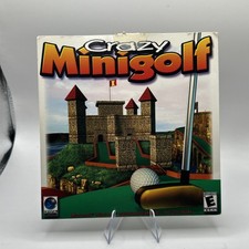 Crazy Mini Golf PC CD haunted cemetery medieval castle 9-hole putt putt game 3D picture
