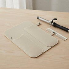 Heat Resistant Styling Tool Bag Protects Countertops Waving picture
