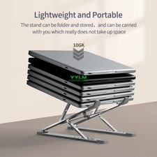 Adjustable Aluminum Laptop Stand Foldable Portable Notebook Holder picture