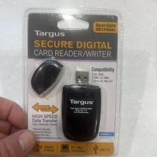 Targus Secure Digital SD Card Reader Writer USB 2.0 For PC/Mac New Old Stock picture
