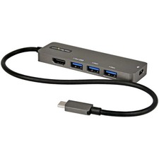 StarTech USB-C Multiport Adapter 4K60 HDMI PD 100W 4-Port USB DKT30CHPD3 picture