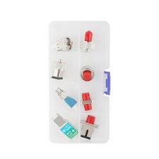8PCS Fiber Optic Adapter Kit,OTDR Adapter SC FC ST LC Connector for OTDR Testing picture
