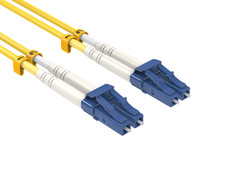 10m OS2 LC to LC UPC Duplex Corning Fiber Optic Cable SingleMode 9/125 OFNR R... picture