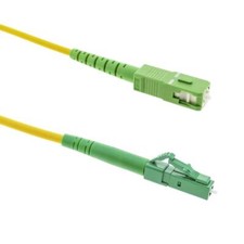1m LC/APC-SC/APC Simplex 9/125 OS2 Singlemode Fiber Patch Cable OFNR Yellow 3FT picture