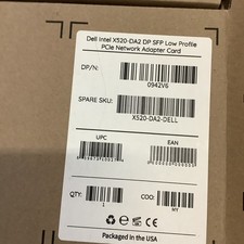 Dell 0942V6 Intel X520-DA2 Dual Port Network Interface Card 10GbE NIC picture