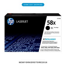 HP 58X Black High Yield Laser Toner for M404 M406 M428 M430 (CF258X) FAST SHIP picture