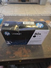 HP 80A New Sealed Black Genuine Toner Cartridge (CF280A) (Slightly Damaged Box) picture