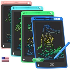4 Pack 8.5 Inch LCD Writing Tablet Doodle Board for Kids Boys Girls Age 3-8 picture