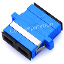 6Pcs SC to SC UPC Duplex Fiber Flange Coupler Fiber Optical Adapter Connector picture