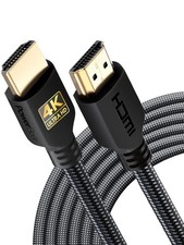PowerBear 4K HDMI Cable 20 ft | Long Hdmi Cable, Braided Nylon & Gold 1 20ft picture