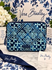  NWOT Vera Bradley Cuban Tiles Mini Tablet Tamer Tech Organizer 8x5.5” picture