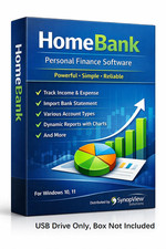 HomeBank Personal Finance software 2026 for Accounting, Budgeting, Finance USB picture