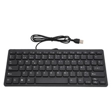 Wired Mini Portable Spanish Keyboard USB Interface For Desktop Computer Ultra picture