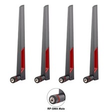 Lot of 2 - 50 Gaming 6Ghz Tri-Band 9 dbi Antenna WiFi Wireless Card Router Board picture
