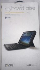 New w/out box ZAGG Ultra-thin Keys Folio Case Keyboard for LG GPAD 8.3 - Black picture