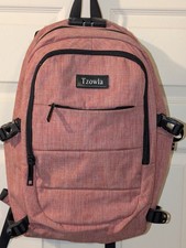 Tzowla Pink Travel Laptop Backpack Water Resistant Anti-Theft picture