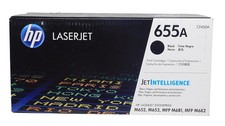 HP 655A/CF450A Black Toner Cartridge - New in Box picture