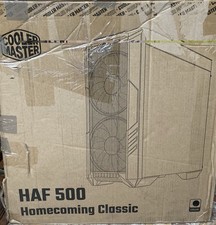 Cooler Master HAF 500 ATX Mid Tower Case Black Tempered Glass USB-C picture